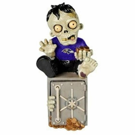 FOREVER COLLECTIBLES Baltimore Ravens Zombie Figurine Bank 8784951984